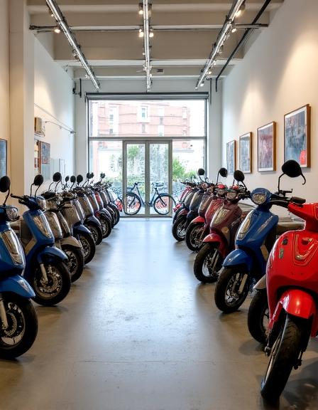 Interni del negozio Cimabici